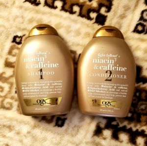 OGX Niacin+Caffeine Shampoo & Conditioner